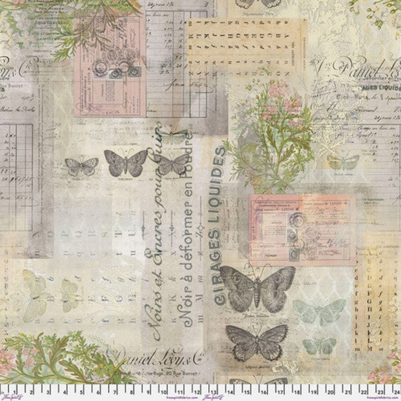 Fabric FreeSpirit Botanical Eclectic Elements by the Quarter Yard PWTH028.8MULT